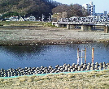 今日の渡良瀬川（２００７年３月２６日）