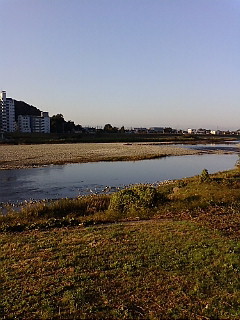 今日の渡良瀬川（２００７年１０月２２日）