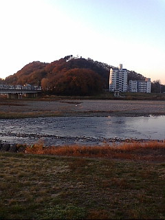 今日の渡良瀬川（２００７年１２月１０日）